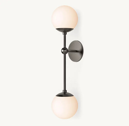 Cirque Double Wall Light, Bedroom Wall Sconce, detail 10