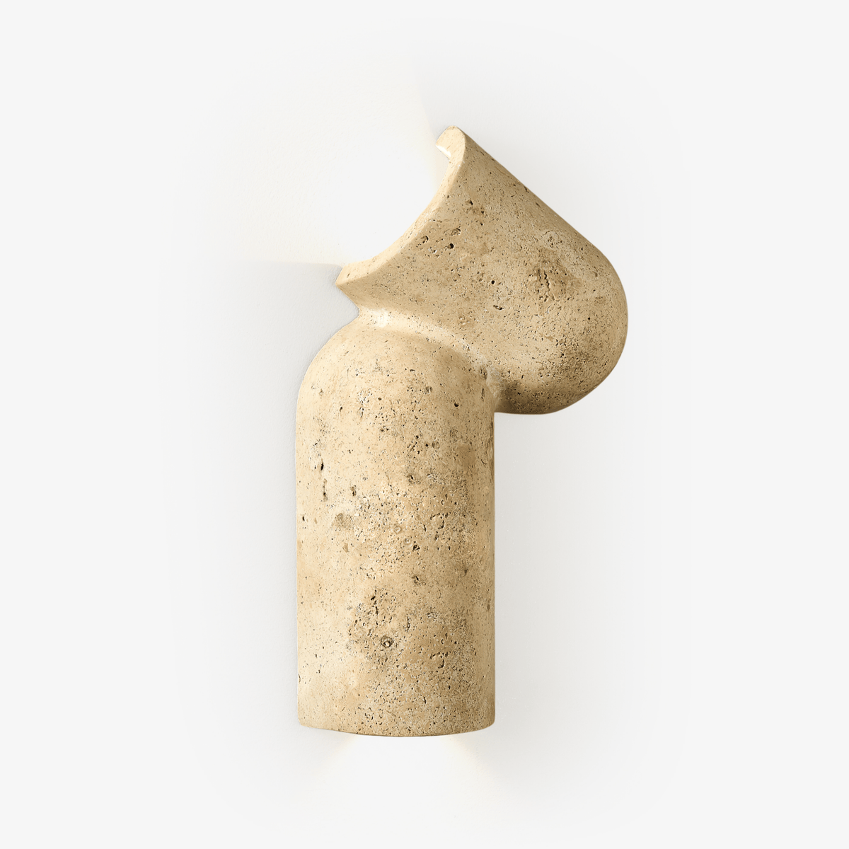 Forma Arc Travertine Wall Sconce - Tianguang Alabaster Lighting