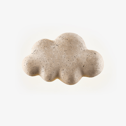 Stone Cloud Travertine Wall Light - Tianguang Alabaster Lighting
