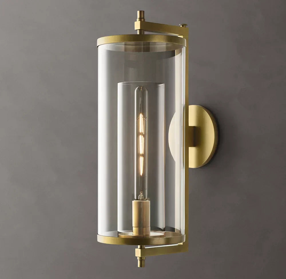 Devaux Grand Circular Sconce, Wall Sconce, 11"D x 23"H