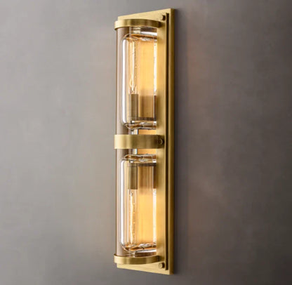 Savile Circular Linear Sconce, Bathroom Wall Sconce, detail 22