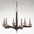 Inverness 41 Inch Ceiling Marble Chandelier Light - Tianguang Alabaster Lighting