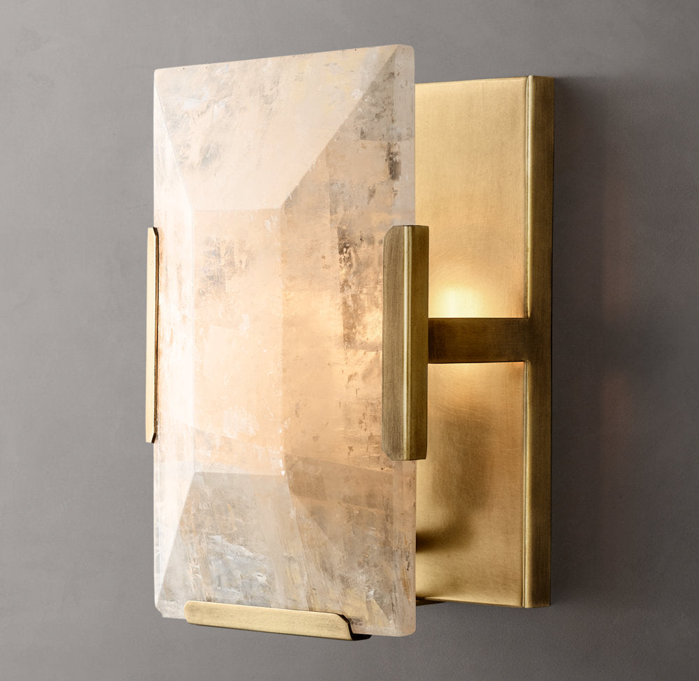 Harlow Calcite Sconce - Tianguang Alabaster Lighting