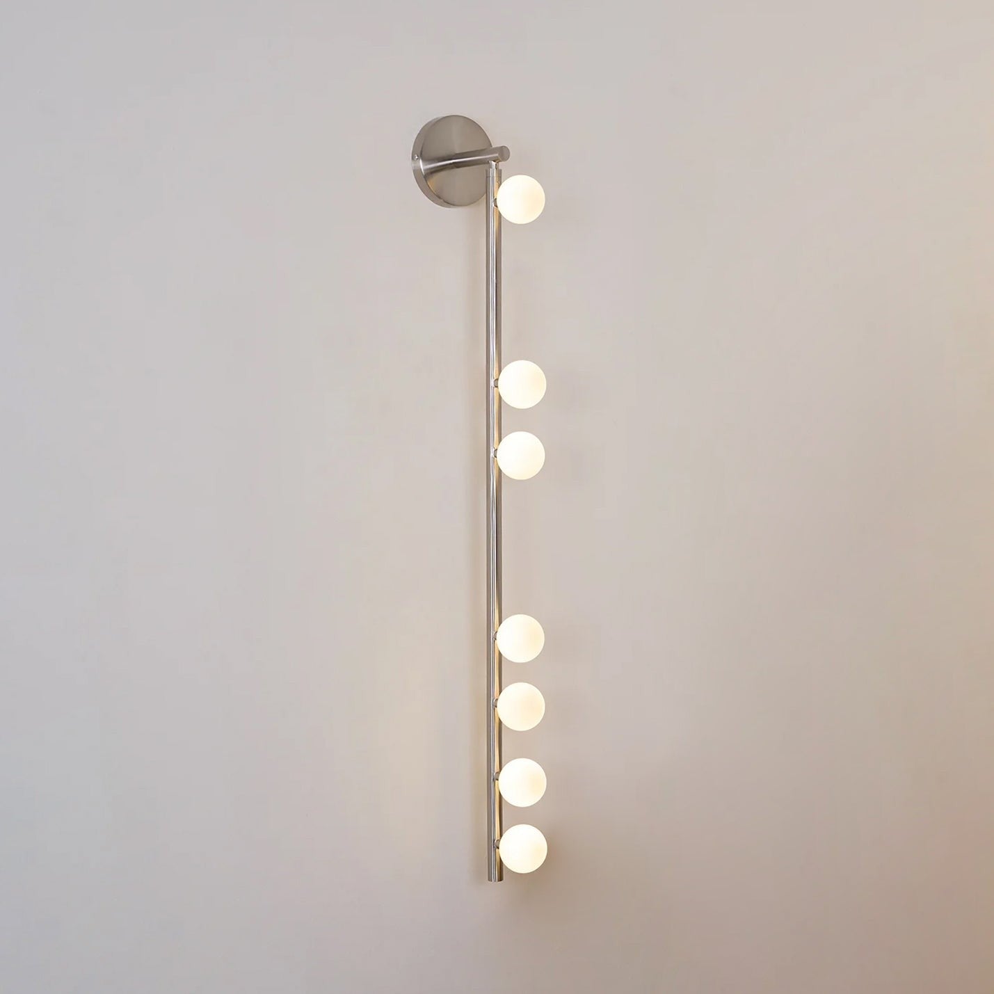 Brass Halo Tube Wall Light, Bathroom Wall Sconce, detail 18