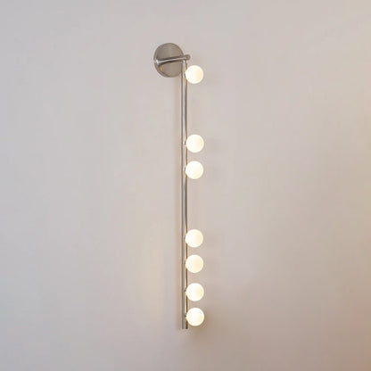 Brass Halo Tube Wall Light, Bathroom Wall Sconce, detail 18