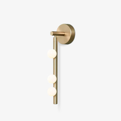 Brass Halo Tube Wall Light, Bathroom Wall Sconce, detail 21