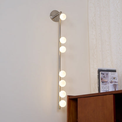 Brass Halo Tube Wall Light, Bathroom Wall Sconce, detail 40