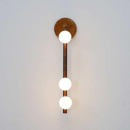Brass Halo Tube Wall Light, Bathroom Wall Sconce, detail 82