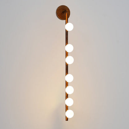 Brass Halo Tube Wall Light, Bathroom Wall Sconce, detail 84