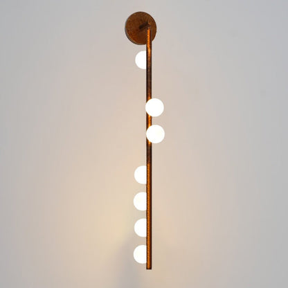 Brass Halo Tube Wall Light, Bathroom Wall Sconce, detail 85