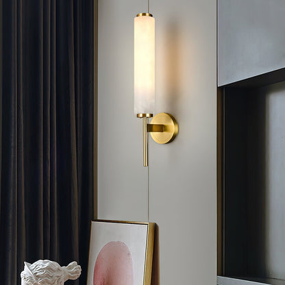 Brindisi Alabaster Wall Light, Bedroom Wall Sconce, detail 17
