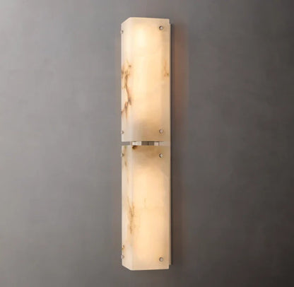 Reynard Alabaster Grand Wall Light, Bathroom Wall Sconce, detail 15