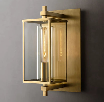 Devaux Square Wall Light, Wall Sconce, Dimensions Overall: 8"