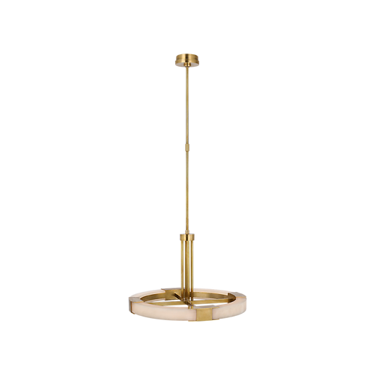 Covet Medium Ring Alabaster Chandelier - Tianguang Alabaster Lighting