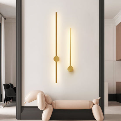 Luma Rod Portable Rechargeable Wall Light - Dia 10cm x L 60cm Metal, Bathroom Wall Sconce, detail 4
