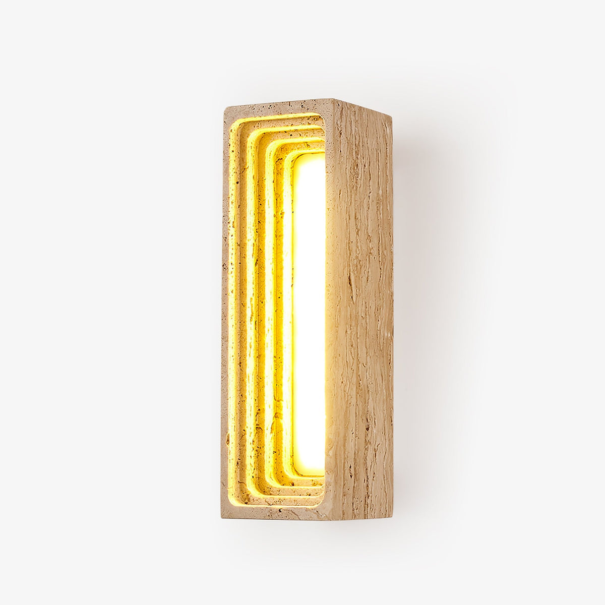 Canyon Travertine Wall Sconce - Tianguang Alabaster Lighting
