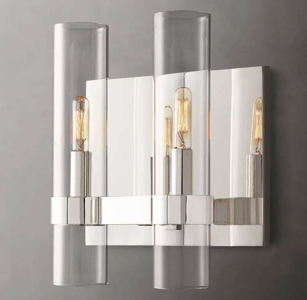 Ravelle Double Wall Light, Bathroom Wall Sconce, detail 10