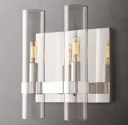 Ravelle Double Wall Light, Bathroom Wall Sconce, detail 10