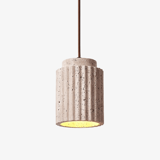 Caelia Travertine Pendant Light - Tianguang Alabaster Lighting