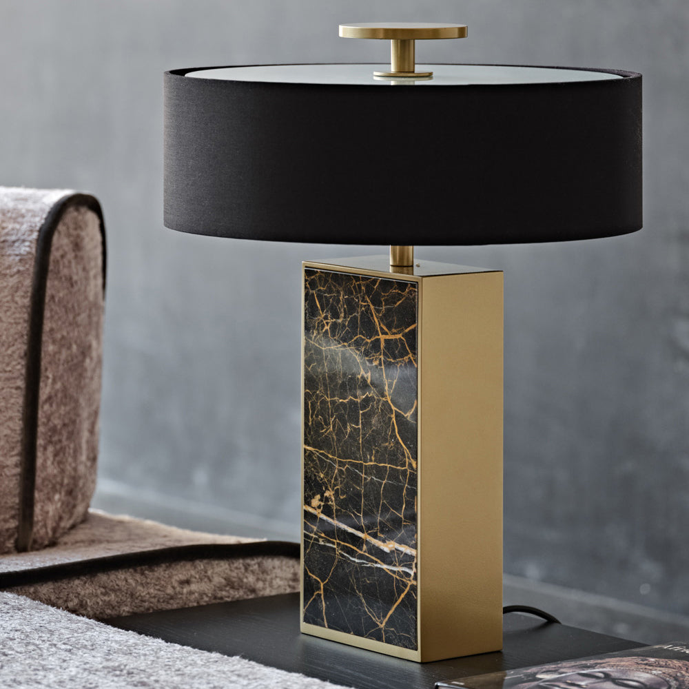 Contemporary Marble Table Lamp - Tianguang Alabaster Lighting