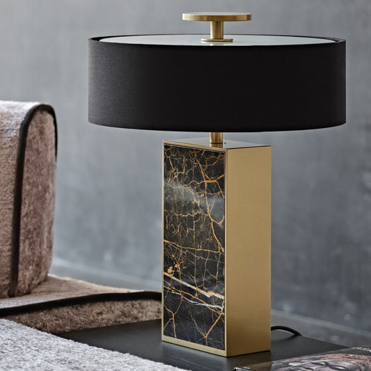 Contemporary Marble Table Lamp - Tianguang Alabaster Lighting