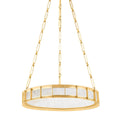 Leda Alabaster Chandelier 19.75 in W x 50.25 in H - Tianguang Alabaster Lighting