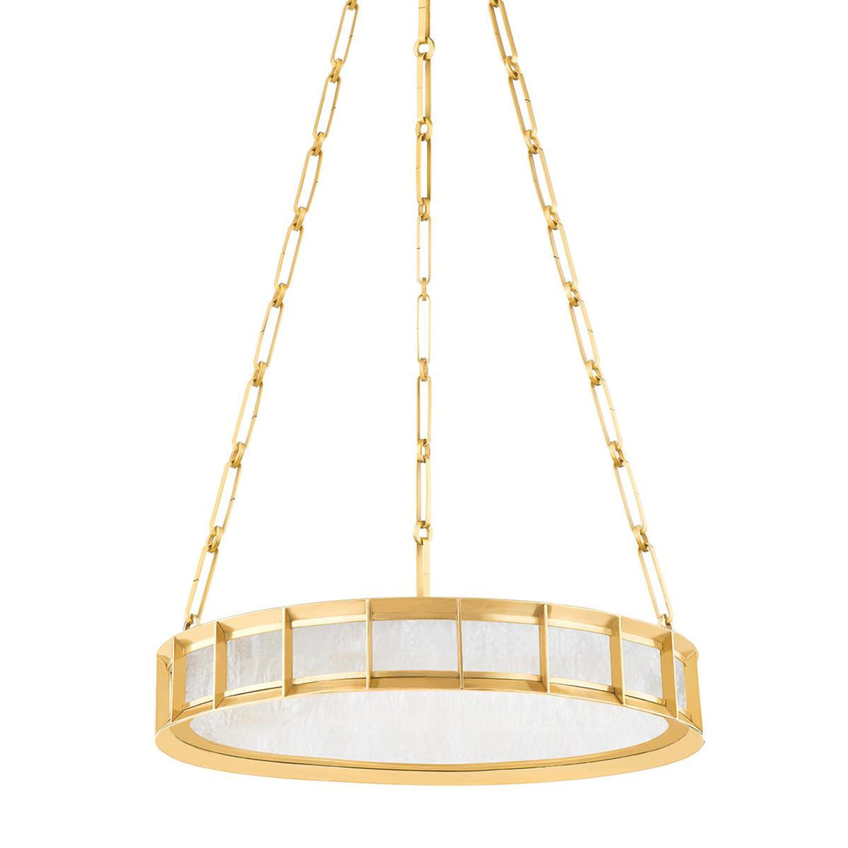 Leda Alabaster Chandelier 19.75 in W x 50.25 in H - Tianguang Alabaster Lighting