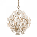 Callisto Alabaster Pendant, 7-Light, Modern Brass, 28.1"W - Tianguang Alabaster Lighting