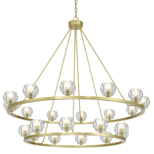 Aragon 22 Light 48" Wide LED Alabaster Chandelier - Tianguang Alabaster Lighting