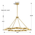 Orson 8 Light Alabaster Chandelier - Tianguang Alabaster Lighting