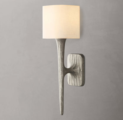 Thaddeus Shaded Wall Light, Bathroom Wall Sconce, detail 2