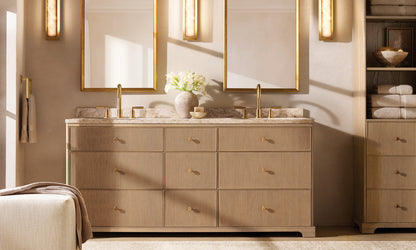 Montreux Wall Light, Bathroom Wall Sconce, detail 10