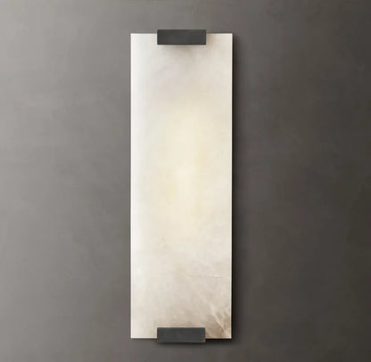 Hand-Carved Alabaster Grand Wall Light, Bathroom Wall Sconce, detail 13