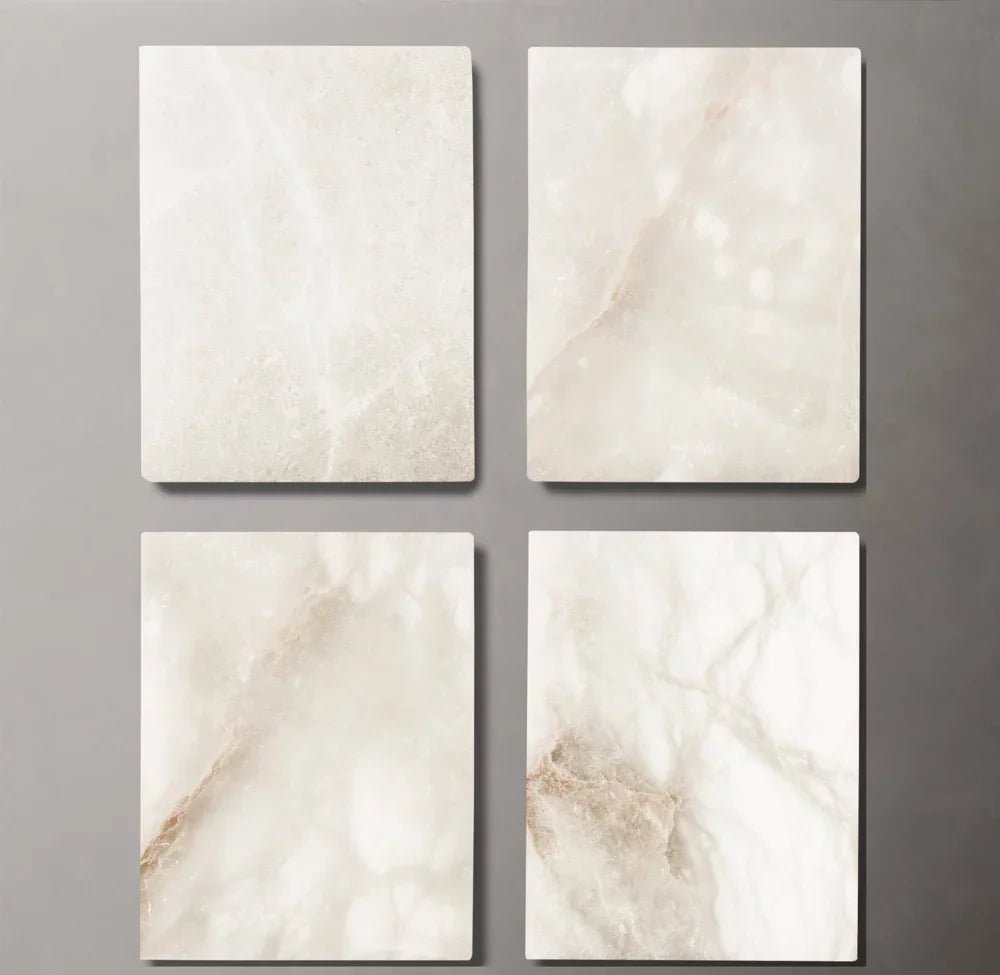 Audubon Alabaster Single Wall Light, Hardwired Wall Sconce, detail 8
