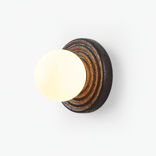 Lunara Travertine Wall Sconce - Tianguang Alabaster Lighting