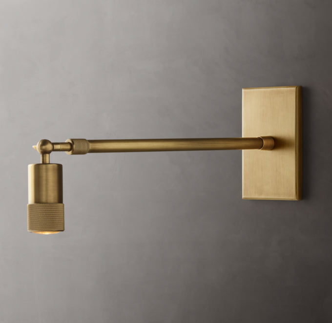 Utilitaire Grand Telescoping Wall Light, Bedroom Wall Sconce, detail 17