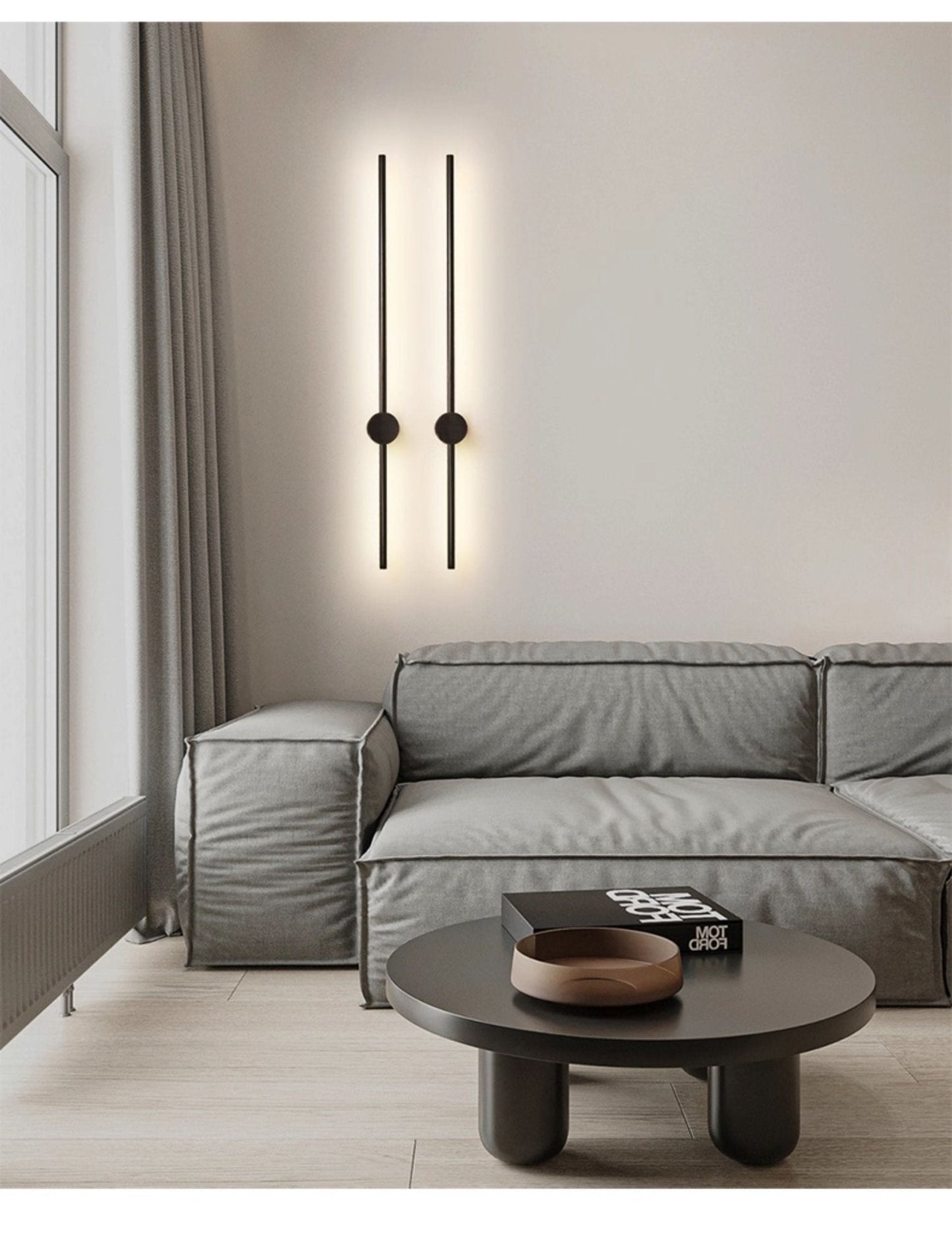 Luma Rod Portable Rechargeable Wall Light - Wall Lamp, Bathroom Wall Sconce, detail 6