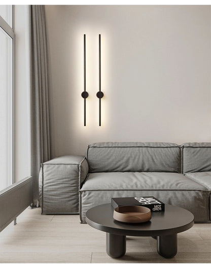 Luma Rod Portable Rechargeable Wall Light - Dia 10cm x L 60cm Metal, Bathroom Wall Sconce, detail 7