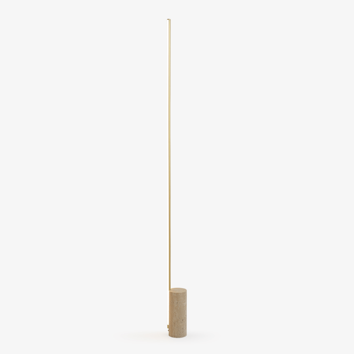 Geometric Linear Travertine Floor Lamp - Tianguang Alabaster Lighting