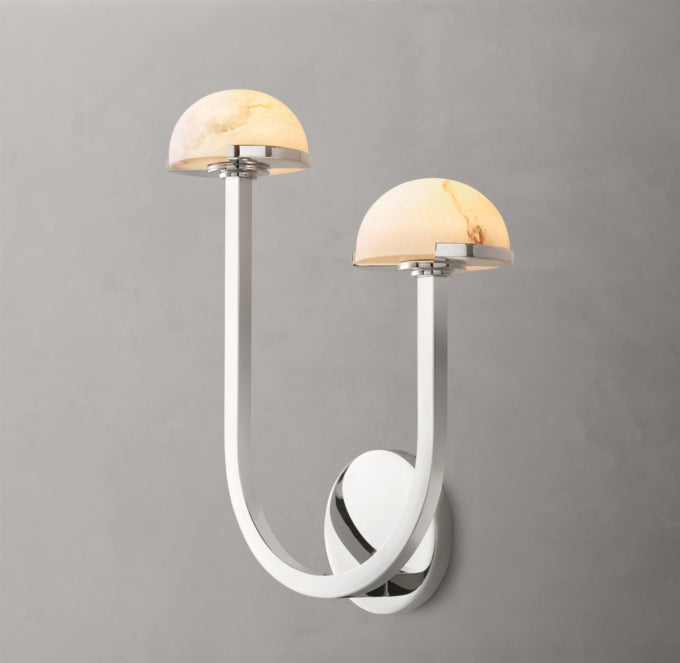 Pedra Double Wall Light - Right, Bedroom Wall Sconce, detail 15
