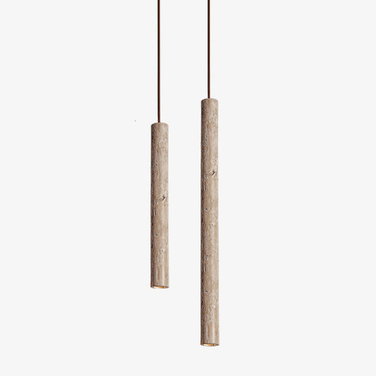Elian Travertine Pendant Light - Tianguang Alabaster Lighting