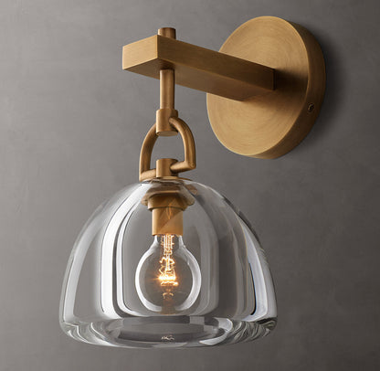 Botanist Dome Wall Light, Bedroom Wall Sconce, detail 4