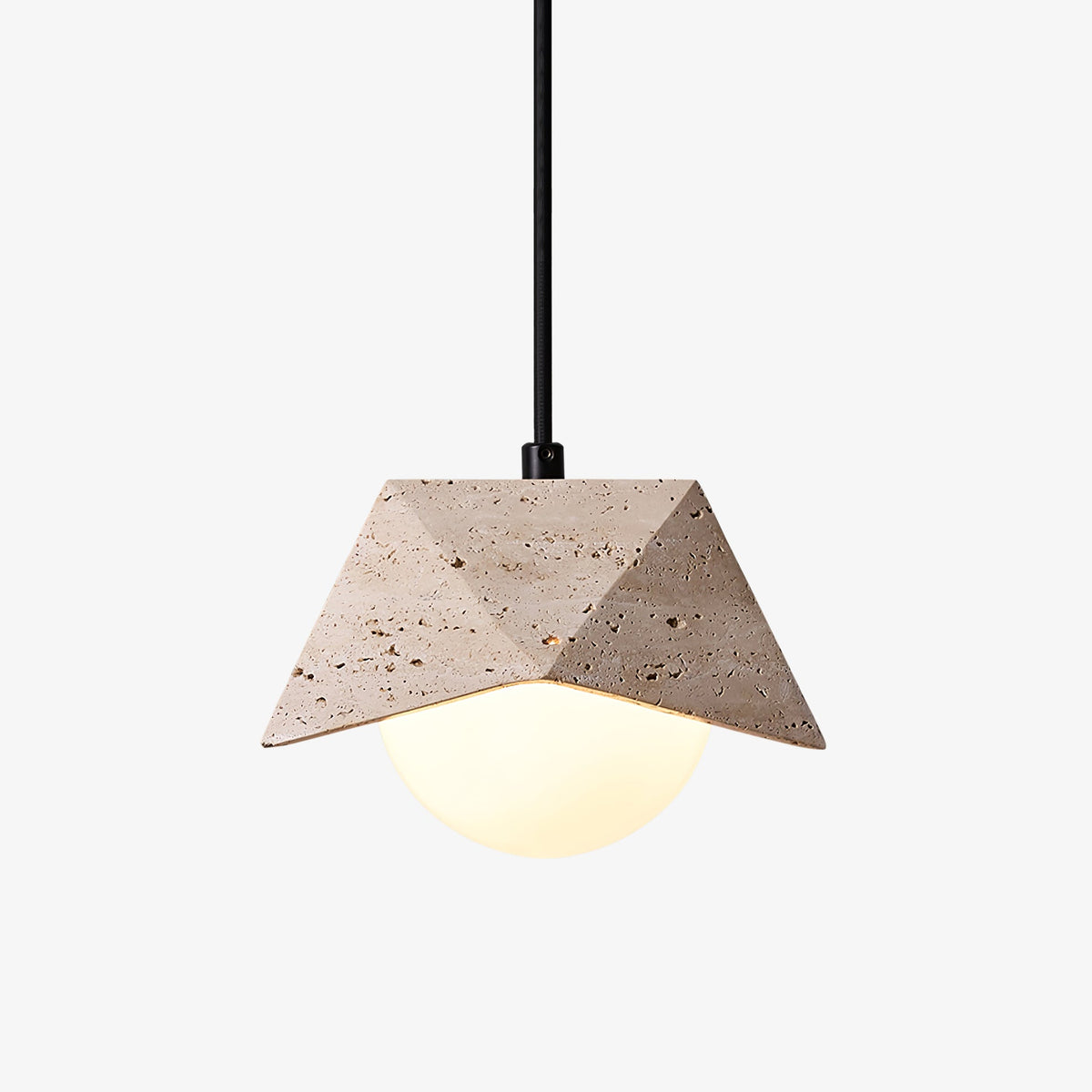 Kaelo Travertine Pendant Light - Tianguang Alabaster Lighting