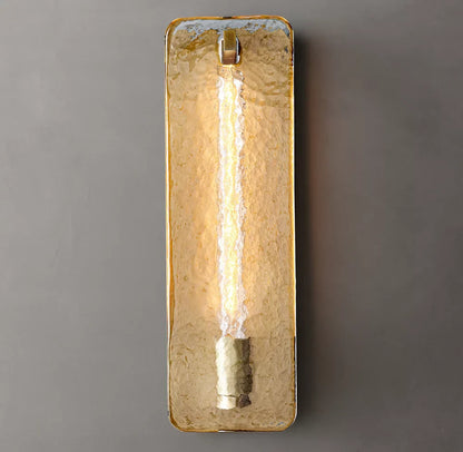 Calamette Glass Wall Light, Bathroom Wall Sconce, detail 5