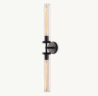 Lambeth Knurled Grand Linear Wall Light, Bathroom Wall Sconce, detail 13