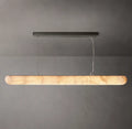 Rivage Lisse Linear Calcite Chandelier 60" - Tianguang Alabaster Lighting