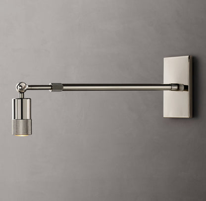 Utilitaire Grand Telescoping Wall Light, Bedroom Wall Sconce, detail 2
