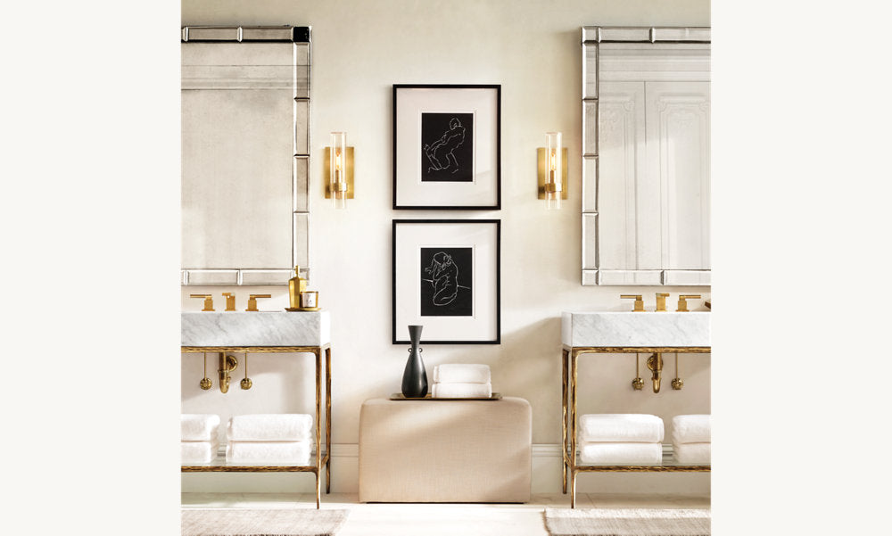 Ravelle Wall Light, Bathroom Wall Sconce, detail 12