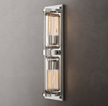 Savile Circular Linear Sconce, Bathroom Wall Sconce, detail 17