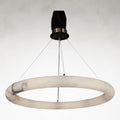 Alabaster Aureole 36 inch Pendant Ceiling Lamp, Large Chandelier - Tianguang Alabaster Lighting